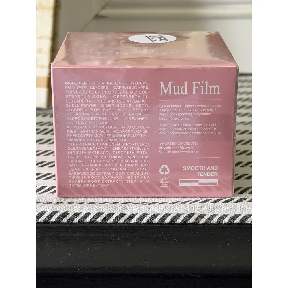 Mud Film Facial Clay Mask Deep Pore Cleanser Blackhead Oil Control Sealed